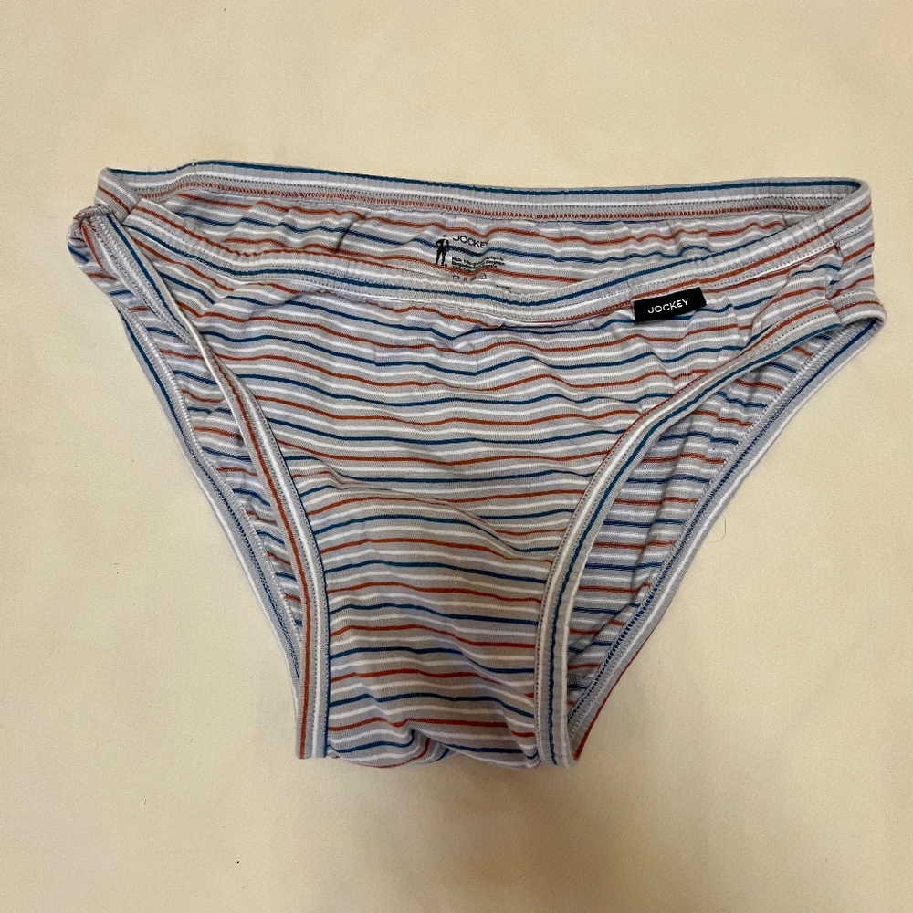 Jockey Elance Bikini, Stripes, L